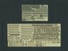 Aoshima 01031 U.S. Aircraft Carrier WASP Photo Etched Parts Set 1/700